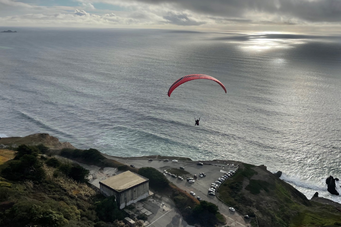 Tandem Paragliding Flight